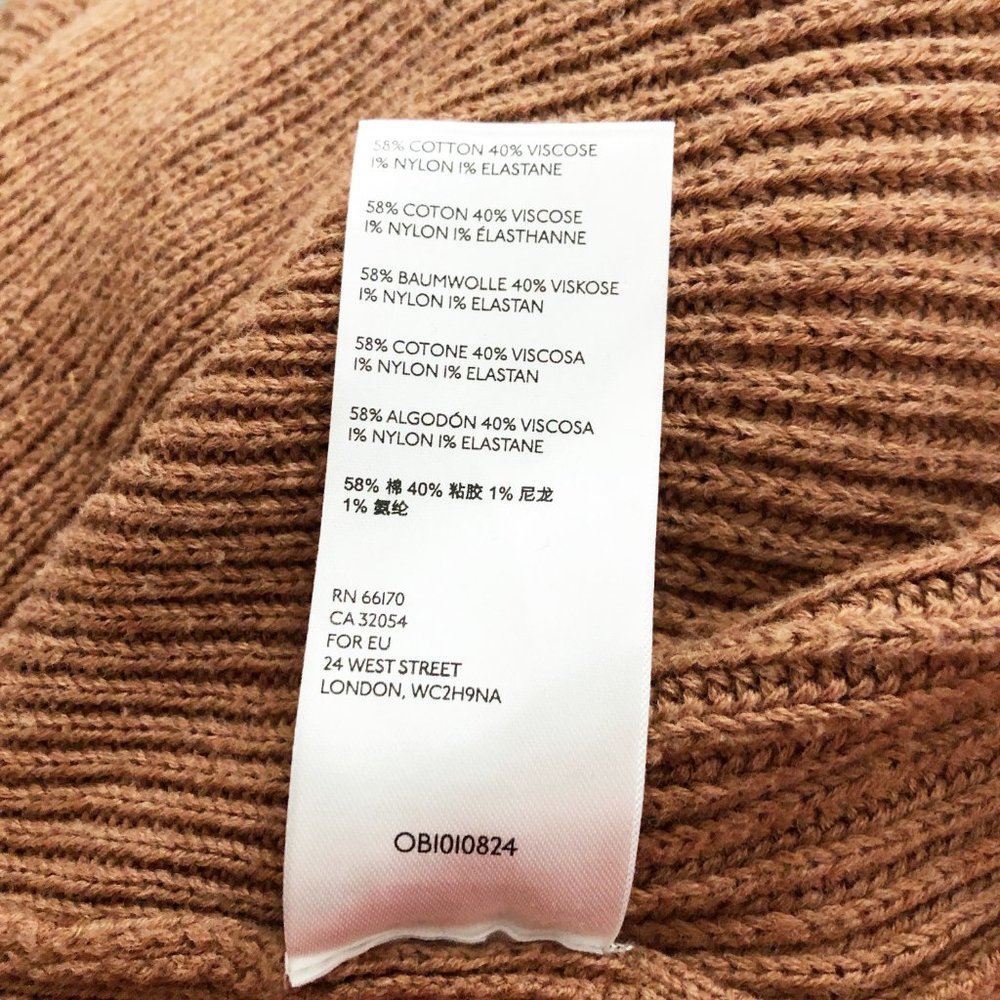 Free People Ribbed Knit Ruffle Mini Skirt in Cocoa - Picture 6 of 12